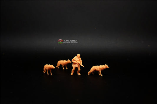 1/72 Resin Figure model Modern Special Forces Reconnaissance Group 3D Soldier