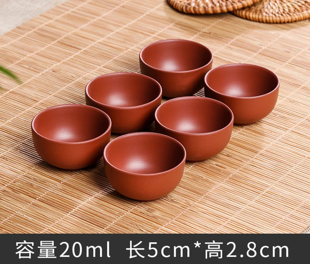 6pcs Celadon China Tea Cup Set kung Fu Travel Tea Bowl Porcelain Teacup Set