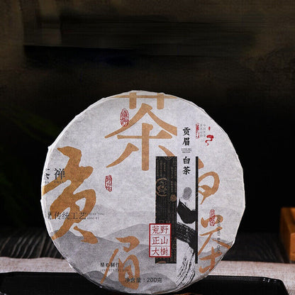 White Tea Cake Top Yunnan Old White Tea Big Leaf Weight Loss Healthy Drink 200g