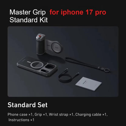 TELESIN iPhone 17 Pro Max/ 17 Pro Grip - Magnetic 3200mAh Battery Kit