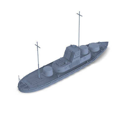 SSMODEL 700539 1/700 3D Printed Resin IJN Soukou-Tei Armored Gun Boat Sakigake