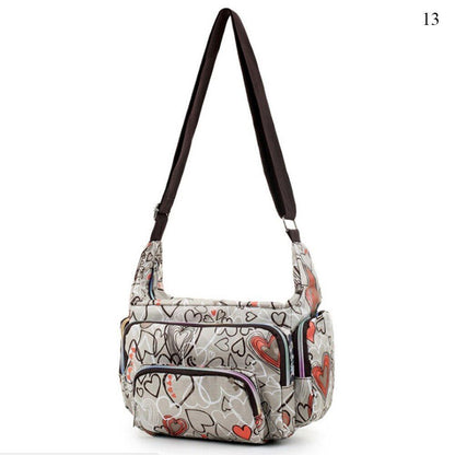 Messenger Crossbody Bag Summer Fashion Print Handbag Casual Bag 25*12*22 CM 1PC