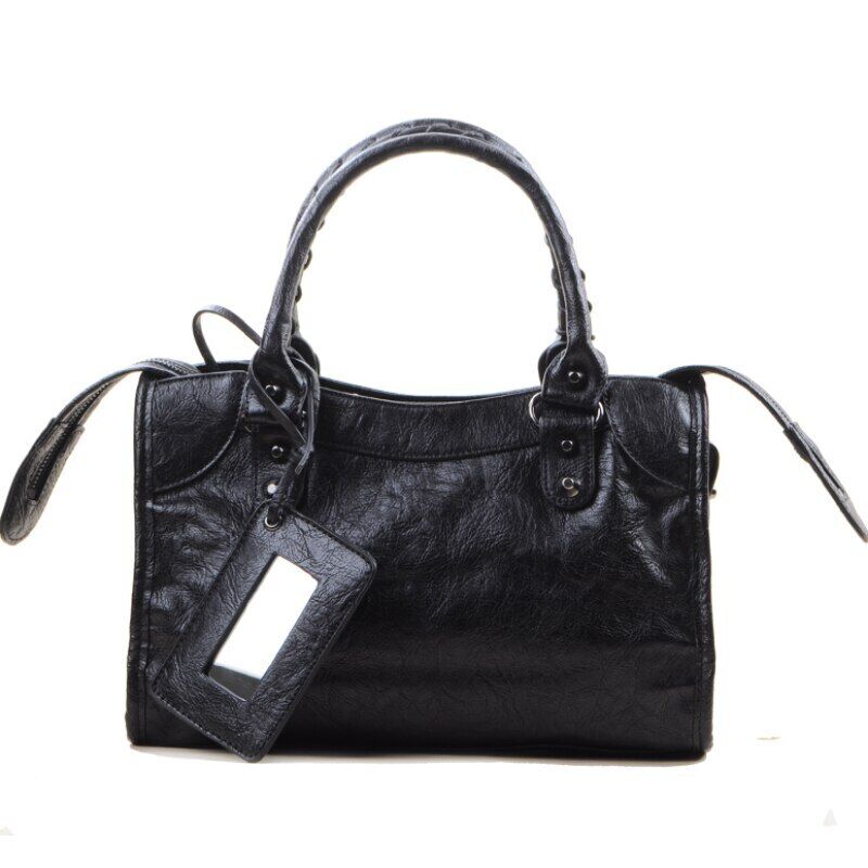 Leather Shoulder Bags Black Hand Bags Mini Small Bags Crossbody Women