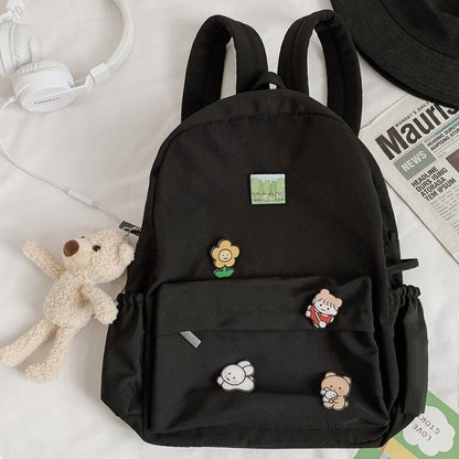 Women Nylon Cute Backpack Student College School Bag Backpack Ladies Bags