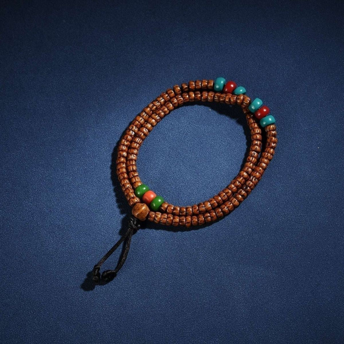6mm Tibetan Style 108 Bai Xiang Beads Mala 6mm Natural Prayer Beads Bracelet