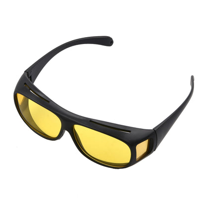 Sunglasses UV Protection Sports Mirror Polarized Night Vision Yellow Film E