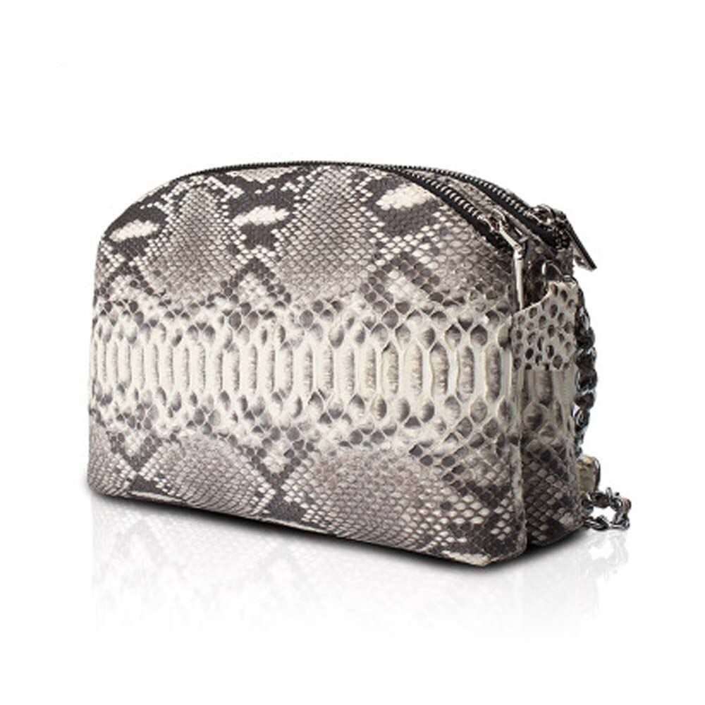 Shoulder Bag Crossbody Single Shoulder Purse Women Chain Bag Double Zipper Shell
