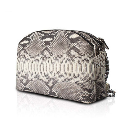 Shoulder Bag Crossbody Single Shoulder Purse Women Chain Bag Double Zipper Shell