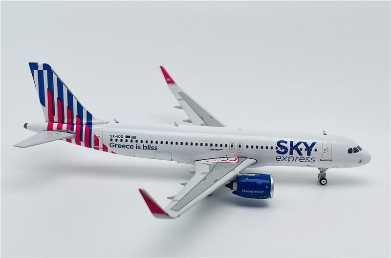 Phoenix SKY express AIRBUS A320neo SX-IOG Greece bliss 1/400 DIECAST Plane Model