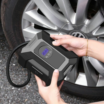 Car Tire Air Compressor Portable Electric Air Pump 12V Inflator Car LED Light