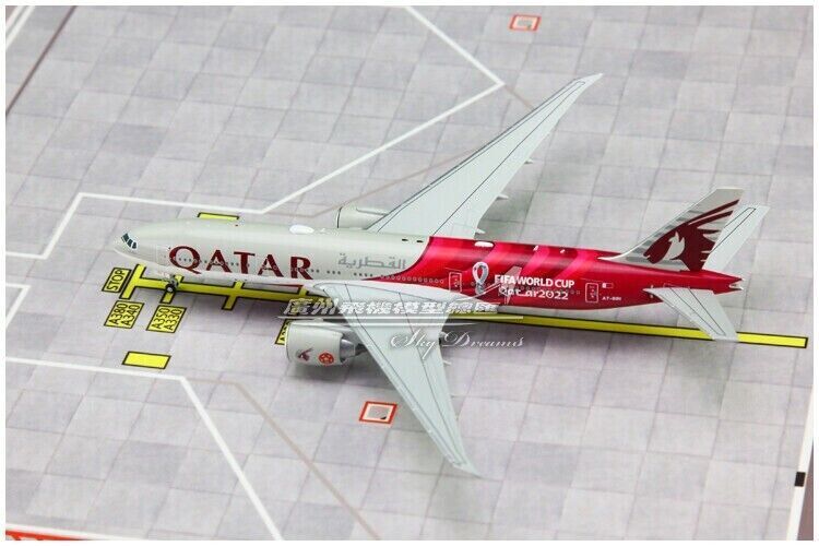 1:400 JC Wings QATAR BOEING 777-200LR Passenger Airplane Diecast Aircraft Model