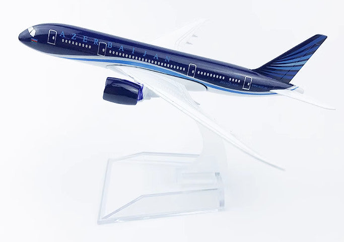 15cm AZERBAIJAN DREAM LINER BOEING 787 Passenger Airplane Diecast Aircraft Model