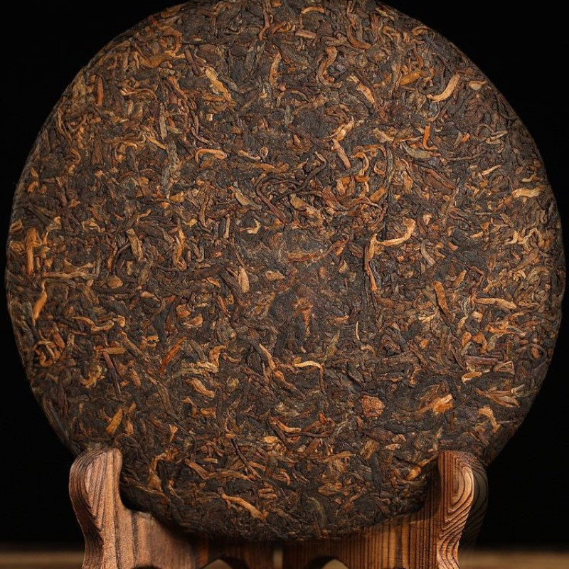 357g Yunnan Menghai 2015 Old Material Chen Xiang Pu'er Tea Ripe Tea Cake