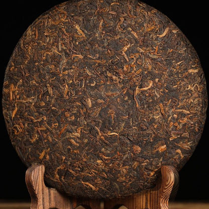 357g Yunnan Menghai 2015 Old Material Chen Xiang Pu'er Tea Ripe Tea Cake
