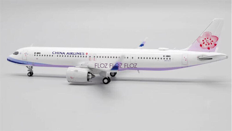 for JC Wings for China Airlines for Airbus A321Neo B-18101 1:400 Aircraft Model