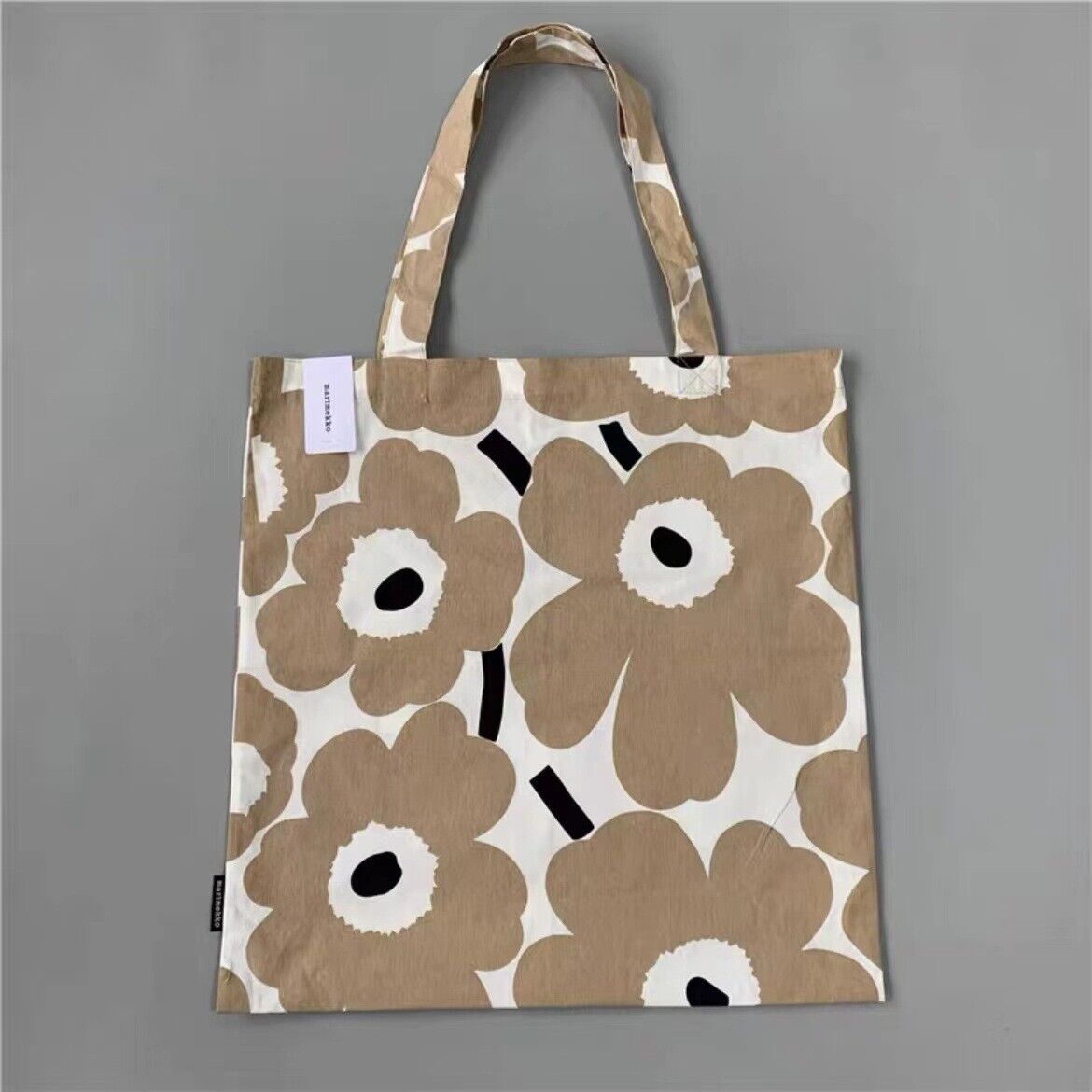 Fashion Colorful Elegant Canvas Unikko Poppy Tote Bag,Shopping Bag For Her