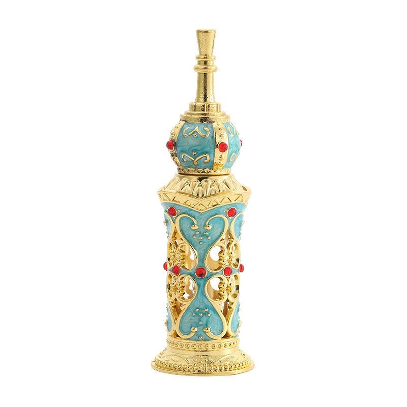 Portable Leakproof Perfume Bottle Enamel Glass Refillable Vial for Oil