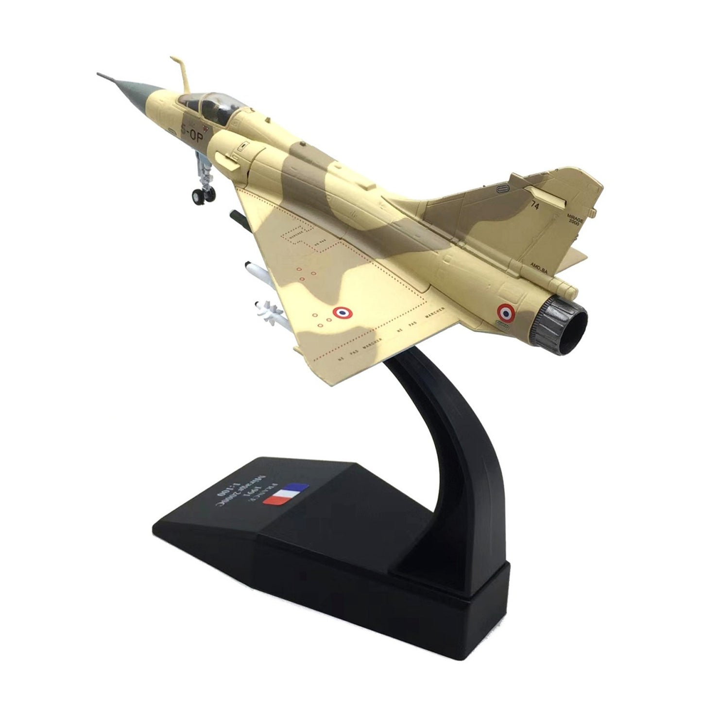 1/100 Alloy Mirage 2000 Fighter Military Aircraft Fighter Model Collection