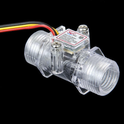 G1/2" Copper Water Flow Hall Sensor Switch Flow Meter Flowmeter Counter E