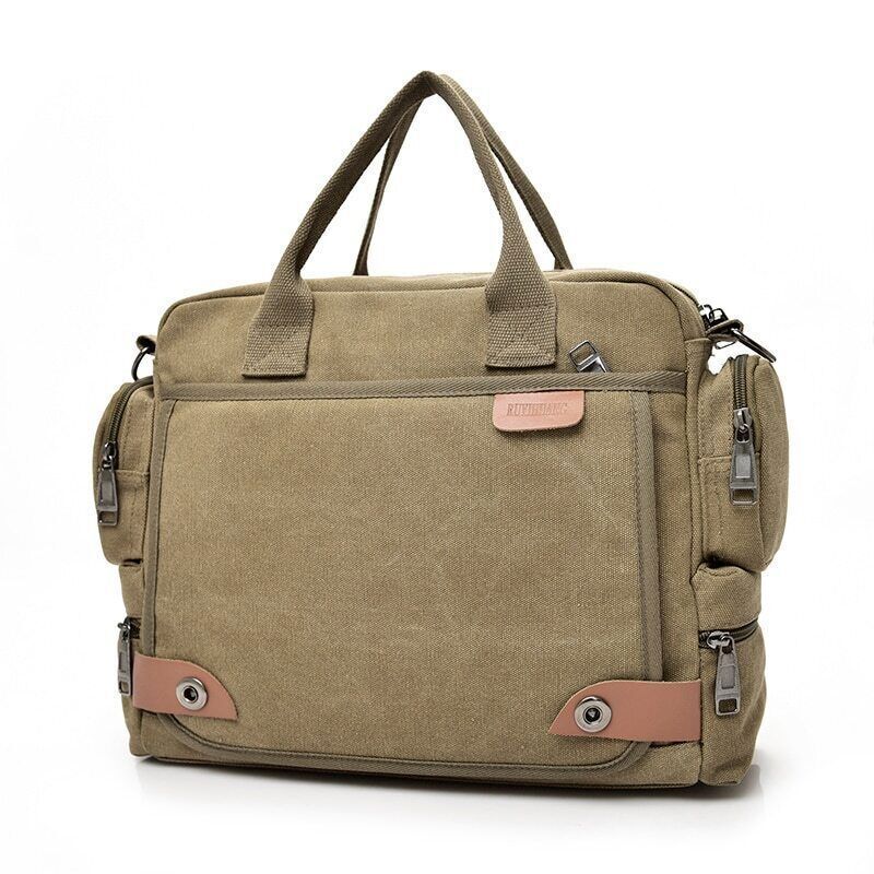 Men Crossbody Bags Canvas Shoulder Bags Boy Bags Man Handbags for Travel Grey
