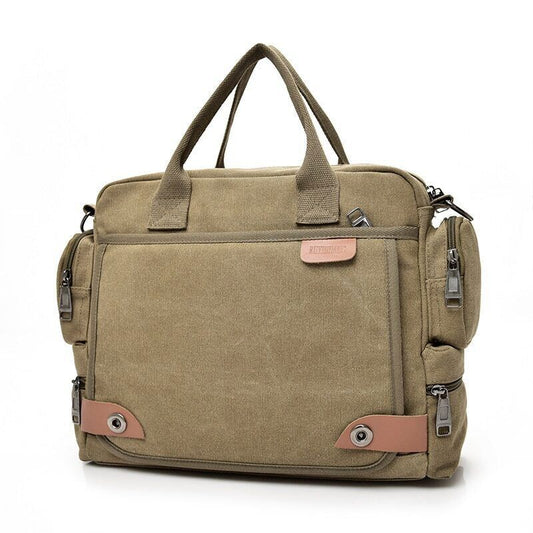 Men Crossbody Bags Canvas Shoulder Bags Boy Bags Man Handbags for Travel Grey