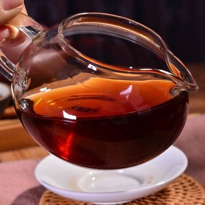 357g Yunnan Mantangxiang Pu-erh Tea Cake Ripe Puerh Cooked Tea Chinese Pu'er Tea