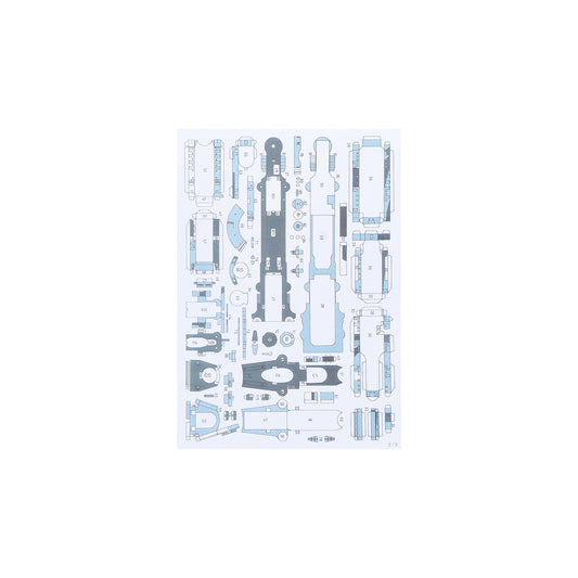 1/400 Italy Muzio Attendolo Light Cruiser Paper Military Model Unassembled Kit