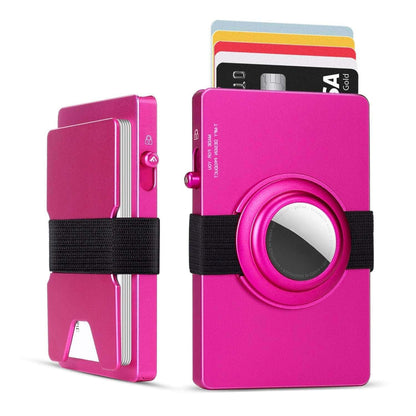 TOYFID Pop Up RFID Slim Wallet with AirTag Holder