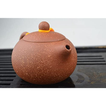 Teapot 200ML Chinese Yixing Clay Xishi red nud Pots Filter Infuser for Loose Tea