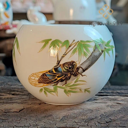 160ML！！！Ancient Chinese Colored Insect Master Tea Cup