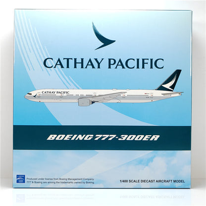 1:400 JC Wings CATHAY PACIFIC BOEING B777-300ER Airplane Diecast Aircraft Model