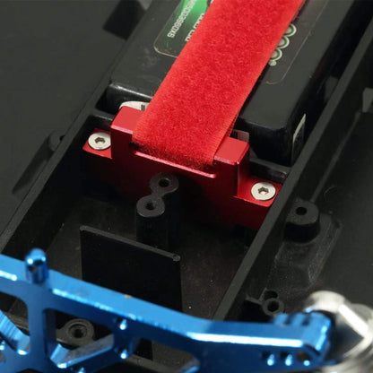 Aluminum Chassis Battery Mount Holder Kit for Traxxas Slash 2WD 1/10 RC Car NEW