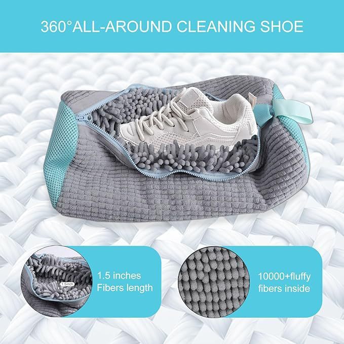 Reusable Zippered Shoes Laundry Bag Cleaner for Washing Machine Safety Tool AU