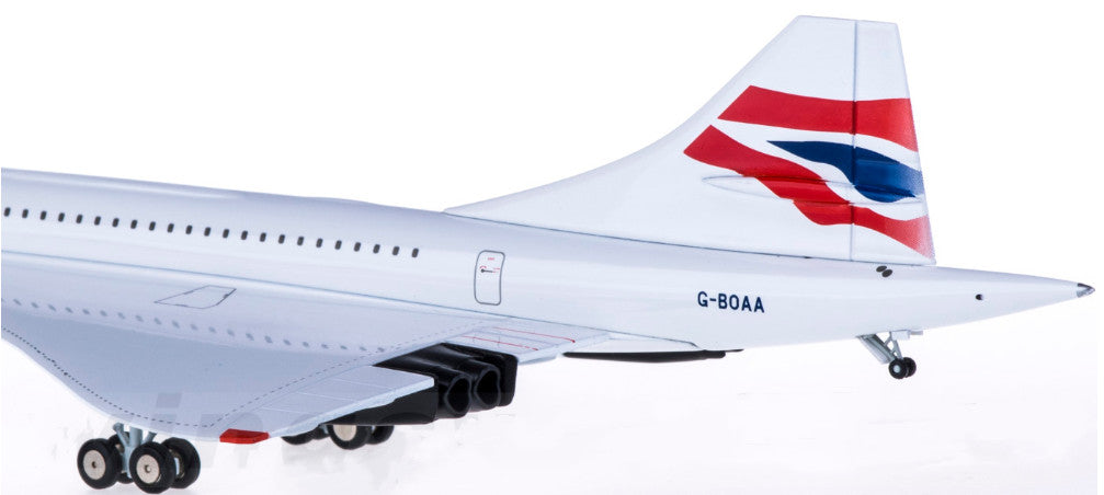 1:200 31CM Hogan BRITISH AIRWAYS Concorde Passenger Aircraft Diecast Plane Model