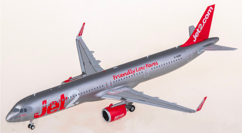 1:200 Geminijets Jet2 Airbus A321neo G-SUNO Passenger Airplane Diecast Model
