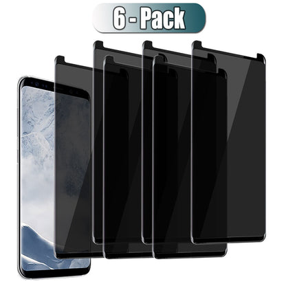 For Samsung Galaxy S8 / S8 Plus Glossy Privacy Tempered Glass Screen Protector