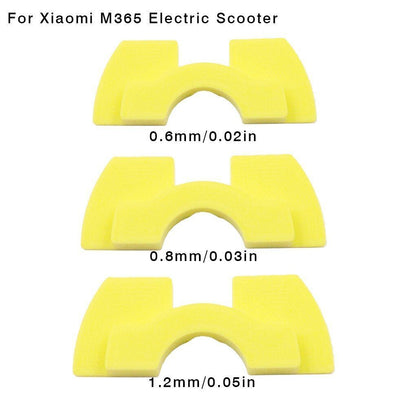 Replacement 3pcs/set Electric Scooter Shock Damp Vibration Pad 0.6/0.8/1.2mm Kit