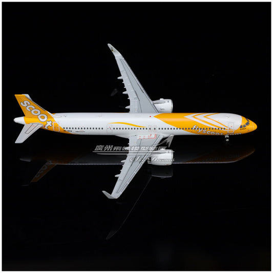 1:400 JC Wings Scoot AIRBUS A321neo Passenger Airplane Diecast Aircraft Model
