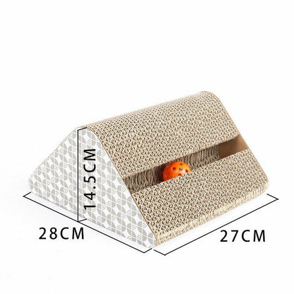 Corrugated Cat Scratch Toy Board Pad Grinding Nail Interactive Protect Furniture