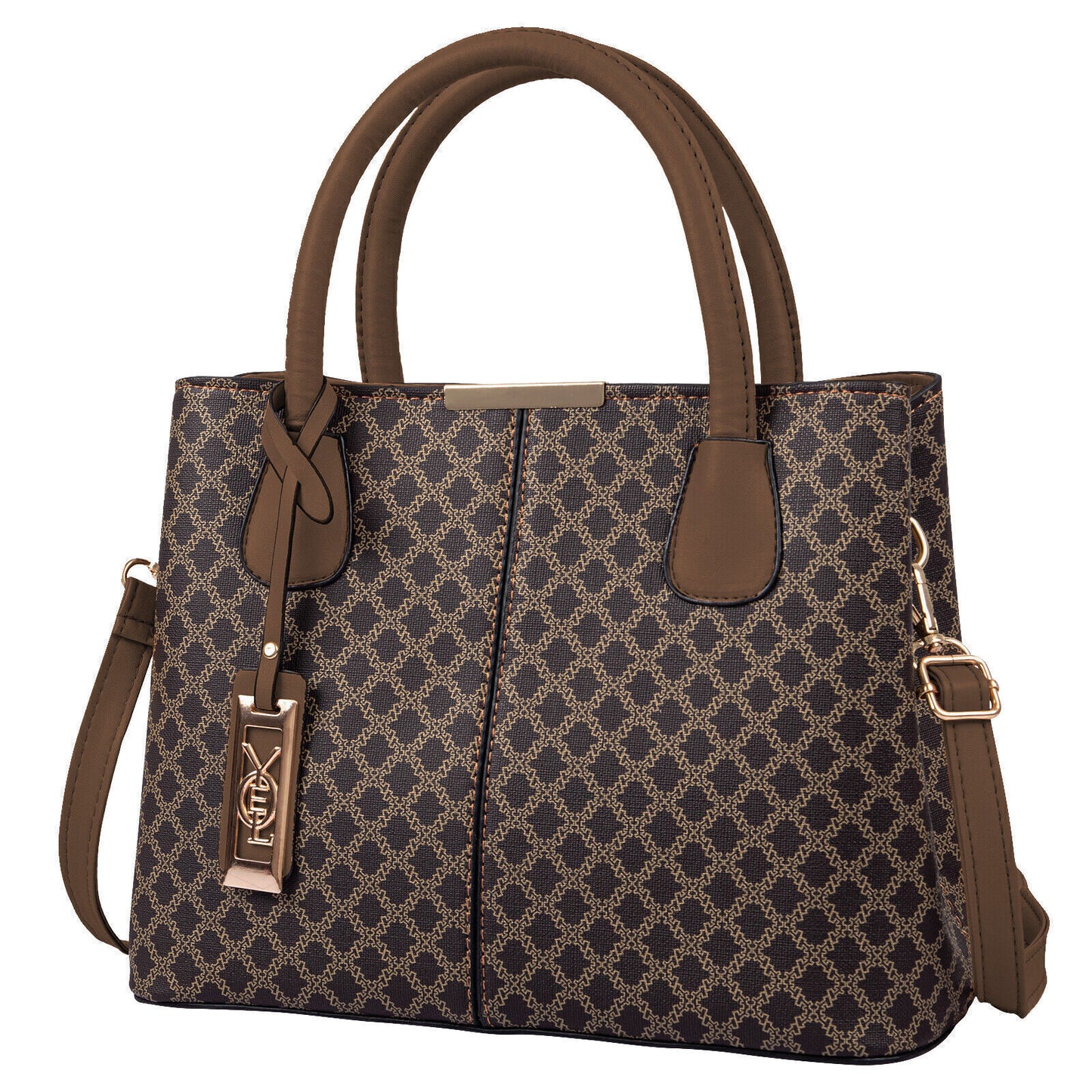 Women Tote Handbag Top Handle Satchel PU Leather Shoulder Messenger Bag Purse