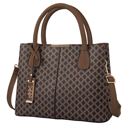 Women Tote Handbag Top Handle Satchel PU Leather Shoulder Messenger Bag Purse