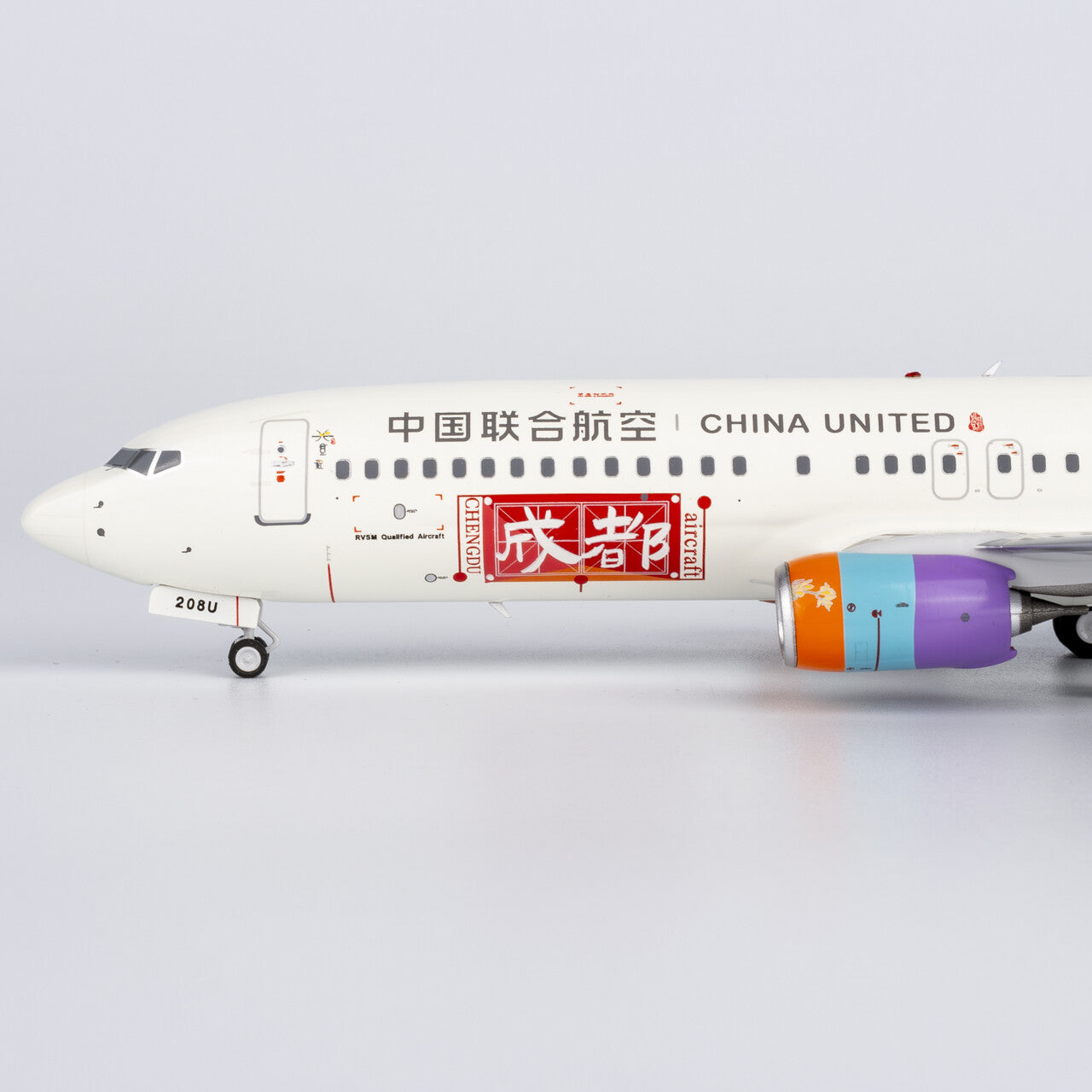 1:200 NGmodels China United Airlines B737-800 Passenger Airplane Diecast Model