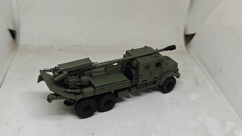 3DPrinting1/72Ukraine 2S22 Bohdana Self-Propelled Howitzer Tank Finished Product