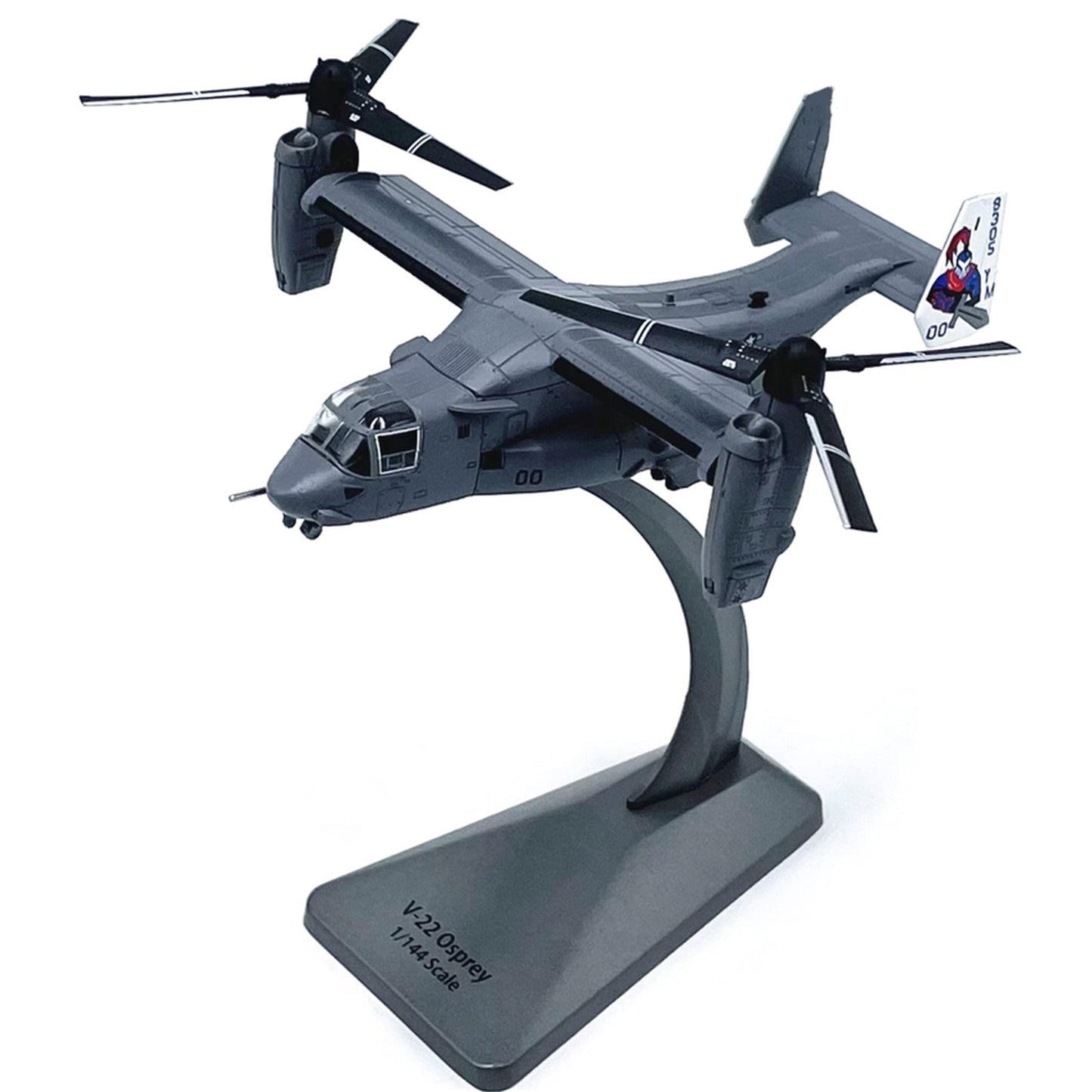 1/144 V22 Osprey Transport Helicopter Alloy Aircraft Model Military Airplane