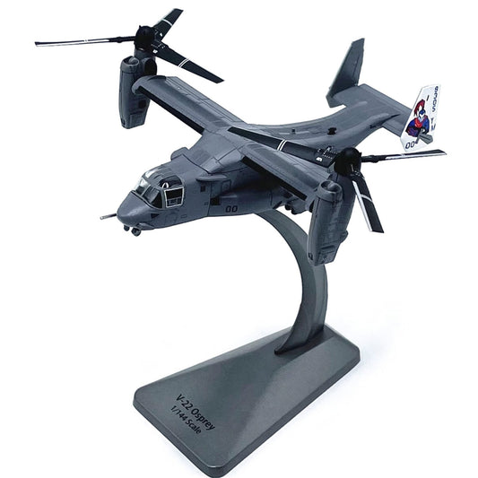 1/144 V22 Osprey Transport Helicopter Alloy Aircraft Model Military Airplane