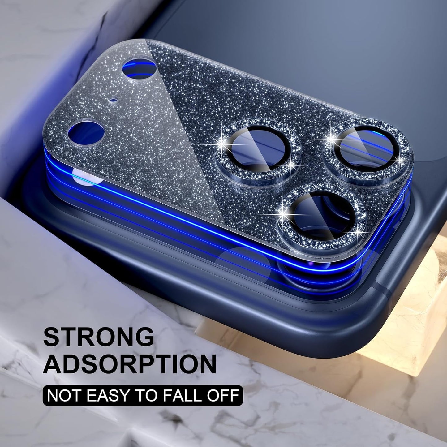 Compatible for Iphone 17 Pro Max Camera Lens Protector, Bling Camera Cover with