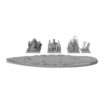 SSMODEL SS700519 1/700 Military Model Kit SMS Nassau Class Westfalen Battelship