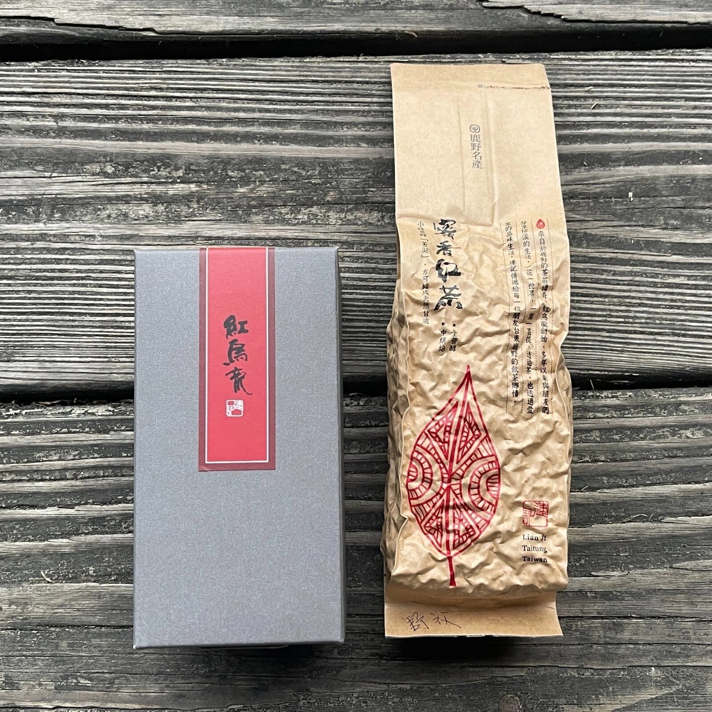 Taiwan unique tea,Lianji cha zhuang,Taitung Luye Red Oolong,150g*4