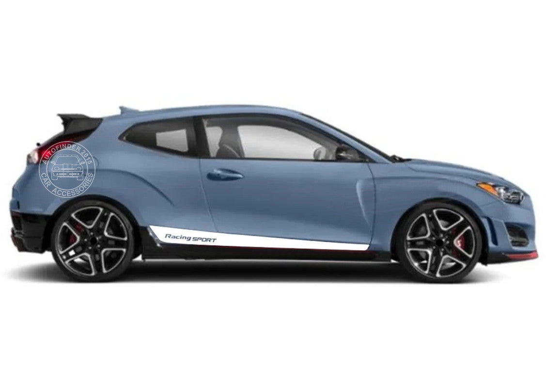 Custom Car Door Side Skirt Sticker For All Car Models Racing Sport Stripe Decal