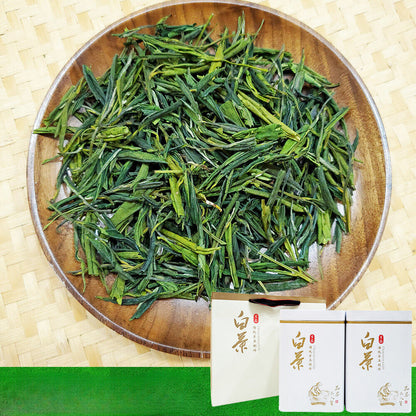 New Tea White Tea Green Tea Mao Feng Type White Leaf Tea Tin 500g/1.1lb